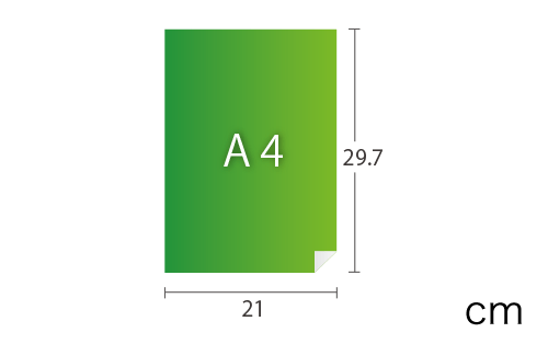 A4折りなしパンフレット